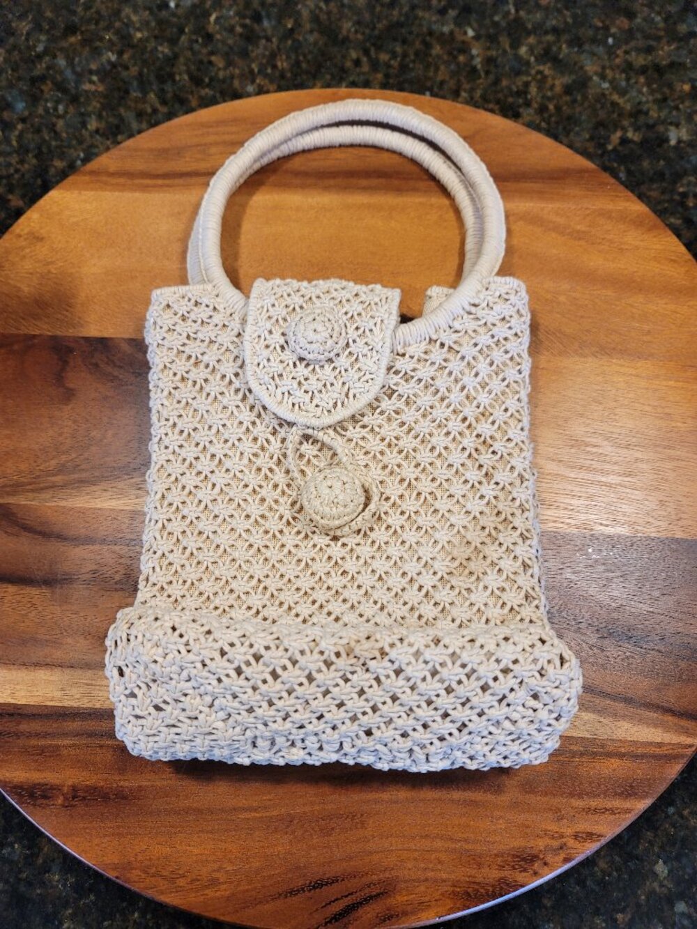 Vintage raffia Garay Bag